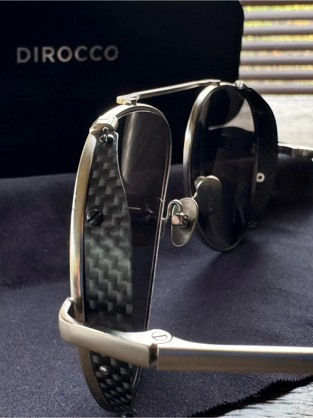 Dirocco Silverstone 18K Gold Titanium and Carbon Fiber